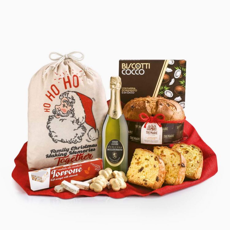 Villa Guelfa Darčeková krabica Santa Claus Panettone