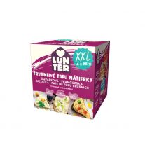LUNTER XXL Kocka 4x75g nátierky - Šqvarková, Francúzska, Mexická, Paté de Tofu Brusnice