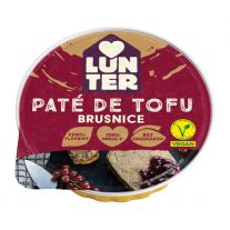 LUNTER Paté de Tofu Brusnice 75g