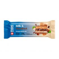 MaxiNutrition Waffle protein bar milk and hazelnut 40g