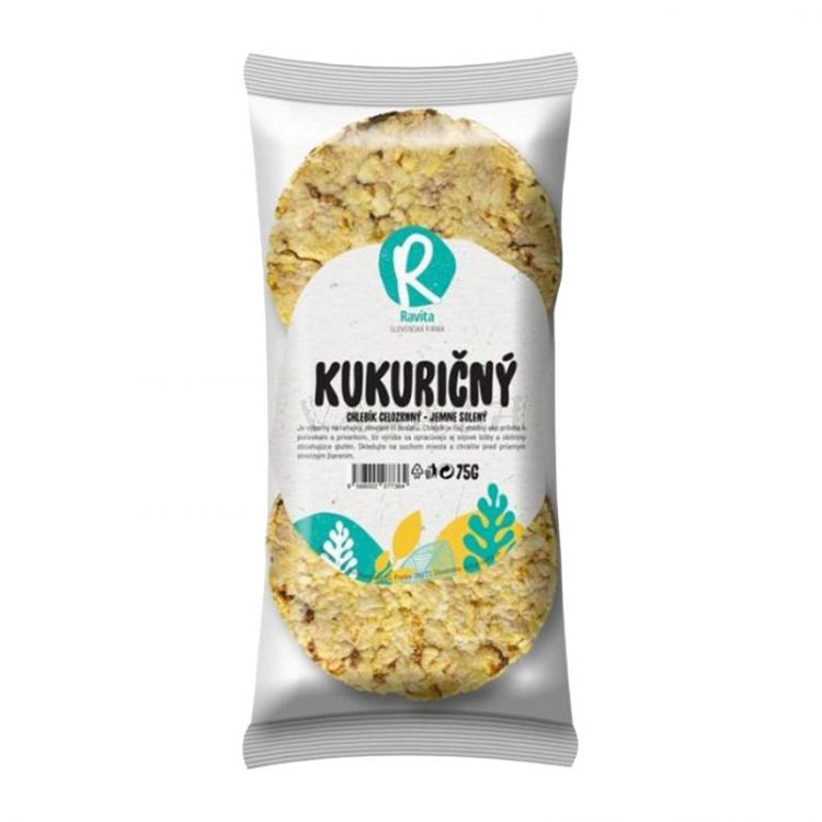 Ravita Chlebík kukuričný s morskou soľou 45g BIO