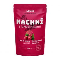 LOUIE kačacie kapsička (95 % pevnej časti) s brusnicami, vitamínmi a minerálmi 300 g