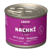 LOUIE Kačica (95 % v pevnej časti), s ryžou a prebiotikami 200 g