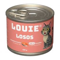 LOUIE konzerva pre mačky - losos 200 g