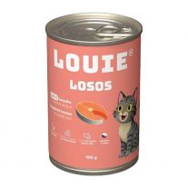LOUIE konzerva pre mačky - losos 400 g
