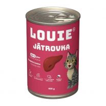 LOUIE konzerva pre mačky - pečeň 400 g