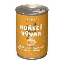 LOUIE konzerva pre psov - kurací vývar 400 g