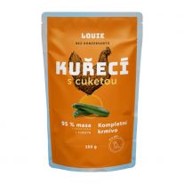 LOUIE kuracie kapsička (95 % pevnej časti) s cuketou, vitamínmi a minerálmi 150 g