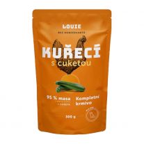 LOUIE kuracie kapsička (95 % v pevnej časti) s cuketou, vitamínmi a minerálmi 300 g