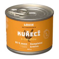 LOUIE Kuracie mäso (95 % v pevnej časti) s cuketou a prebiotikami 200 g