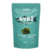 LOUIE Rybie kapsička (95 % pevnej časti) s riasami, vitamínmi a minerálmi 300 g