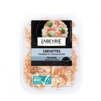 LABEYRIE Krevety natural varené / lúpané ASC 100 g