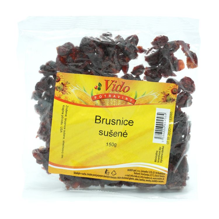 Vido Brusnice sušené 150 g