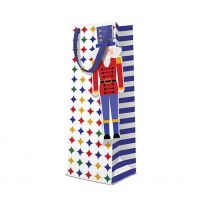 Darčeková taška vianočná 12x10x37 cm Nutcracker