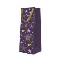 Darčeková taška vianočná 12x10x37 cm Starlit Christmas PREMIUM