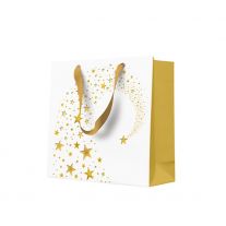 Darčeková taška vianočná 17x6x15 cm Vortex Stars