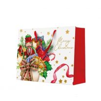 Darčeková taška vianočná 33,5x13x26,5 cm Fairy Nutcracker