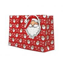 Darčeková taška vianočná 33,5x13x26,5 cm Ho ho ho