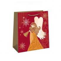 Darčeková taška vianočná T4 Lux, mix