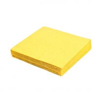 Obrúsky 2-vrstvé 33 x 33 cm žlté 50 ks