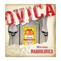 Maruna Marhuľovica 45% 0,7l + 2 poháriky