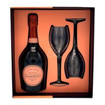 Laurent Perier Champagner Rosé Brut + Gläser 0,75 l