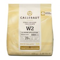 CALLEBAUT Poleva biela 28 % 400 g