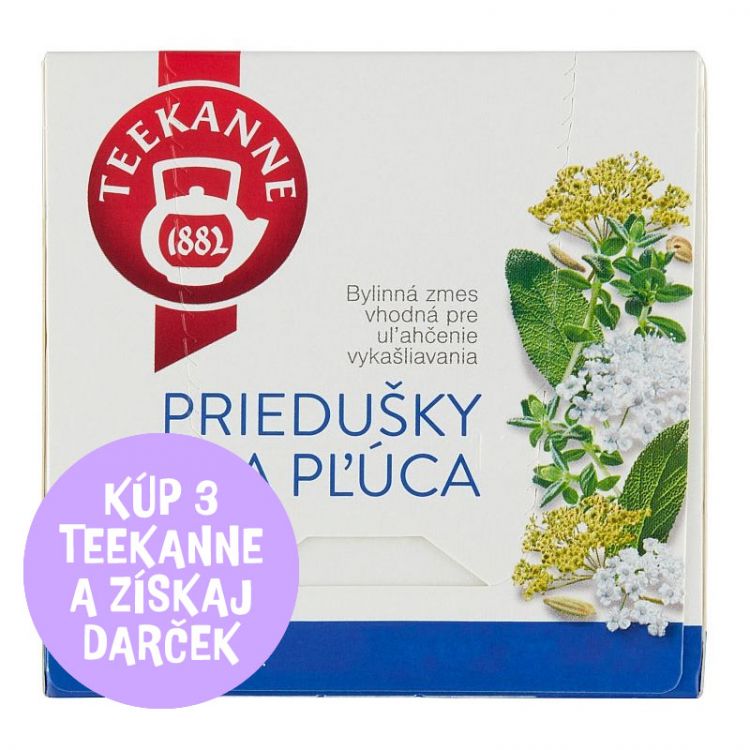 Teekanne Priedušky a pľúca, bylinná zmes, 10 vrecúšok, 20 g - eDELIA.sk