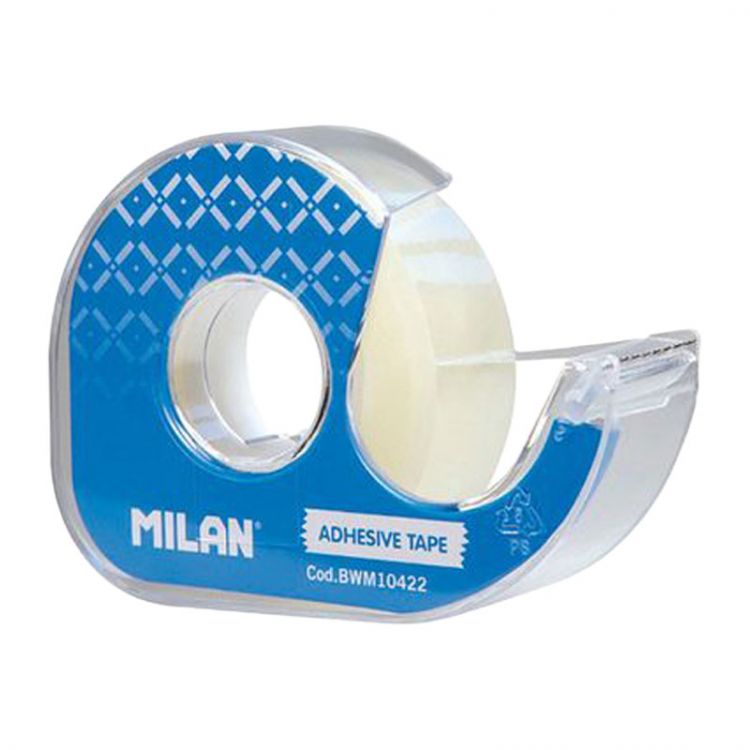 Lepiaca páska priesvitná MILAN 19 mm x 33 m s dispenzerom - blister