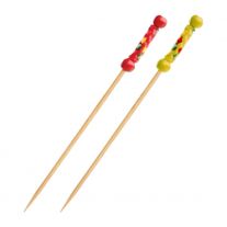 Napichovadlá bambusové na jednohubky Šnúrka  12cm (100ks v bal.)