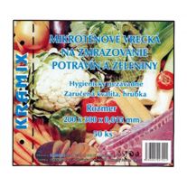 Vrecká mikroténové 20 x 30 cm 15 mic transparentné 50 ks