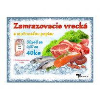 Zamrazovacie vrecká 30x40cm, 40ks