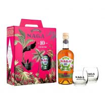 Naga Siam Edition 10y 0,7l 40% GB + 2 poháre