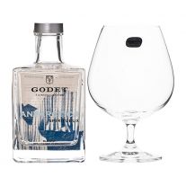 Godet Antarctica biely cognac 0,5l 40% GB + 1 pohár