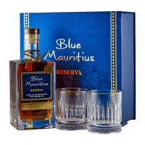 Blue Mauritius Reserva Rum 0,7l 40% GB + 2 poháre