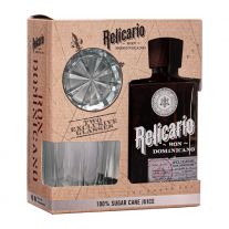 Relicario Ron Dominicano Superior Rum 0,7l 40% GB + 2 poháre