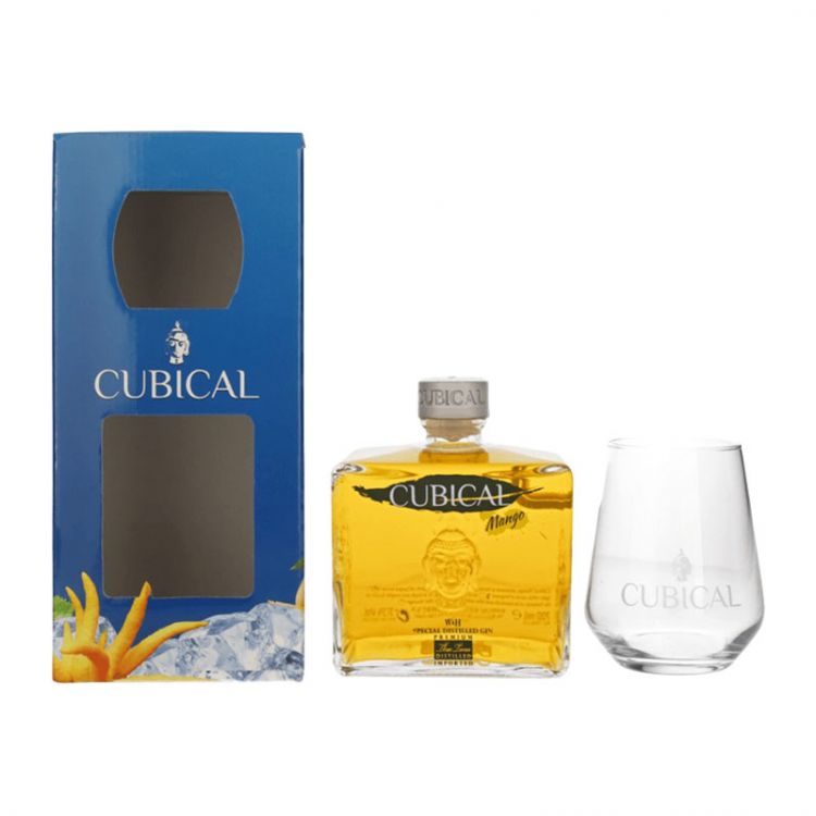 Cubical Mango Gin 0,7l 37,5% GB + 1 pohár