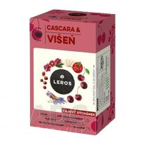 Leros čajová chvíľka, višňa & cascara 20 x 2g