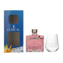 Cubical Kiss Gin 0,7l 37,5% GB + 1 pohár