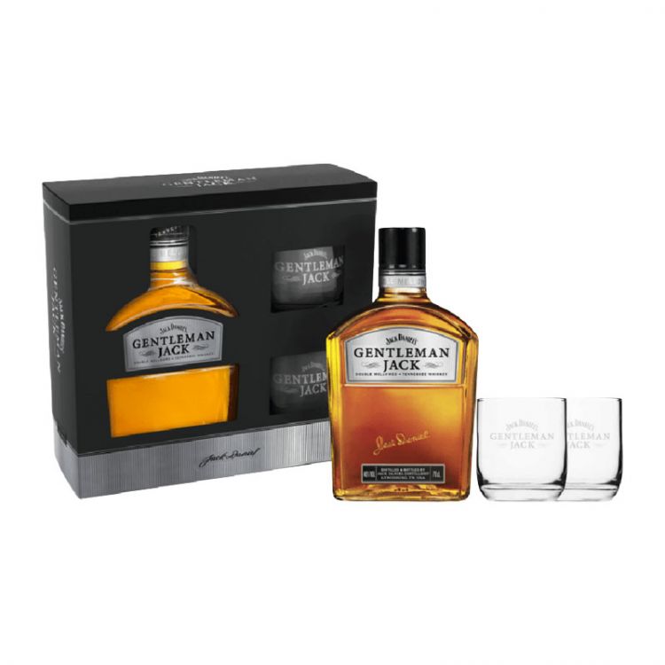 Jack Daniels Gentleman Jack 0,7l 40% GB + 2 poháre