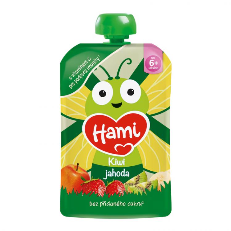 HAMI kapsička Kiwi jahoda 100g