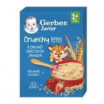 GERBER Junior nemliečna kaša jahodová s chrumkavými kúskami 200 g