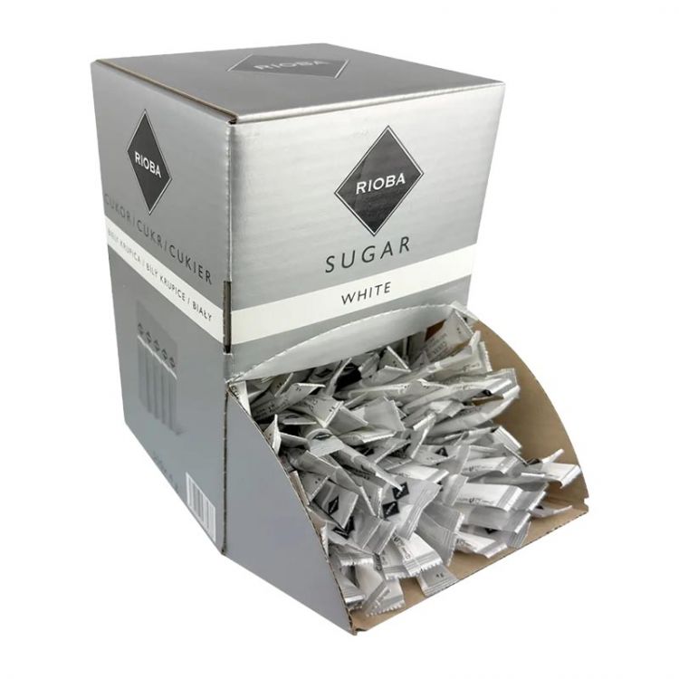 RIOBA Cukor biely porcie - tyčinky 500 x 4 g