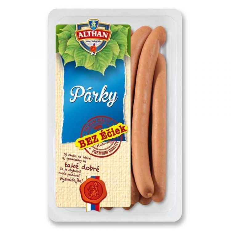 Althan Párky bez Ečiek 250 g