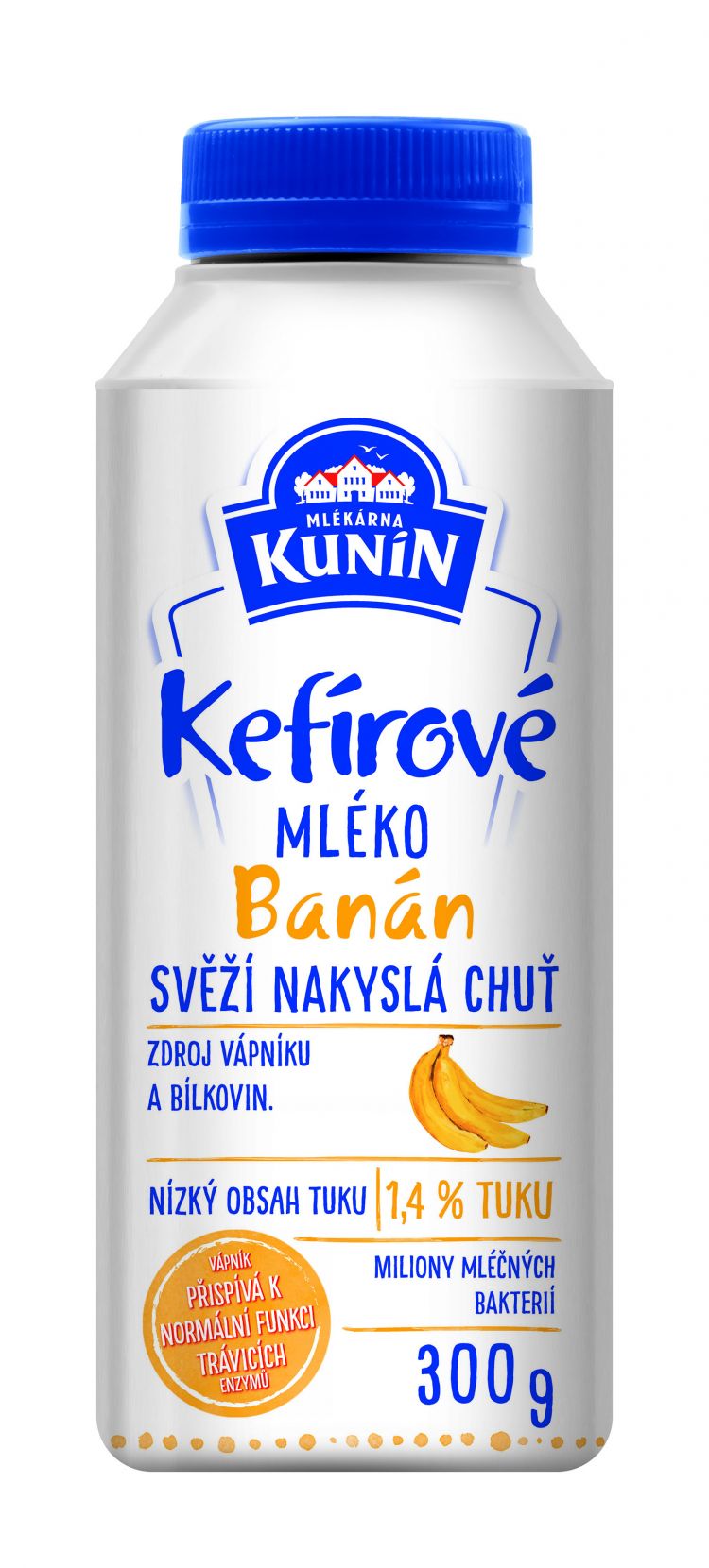 KUNÍN Kefírove mlieko banán 300g