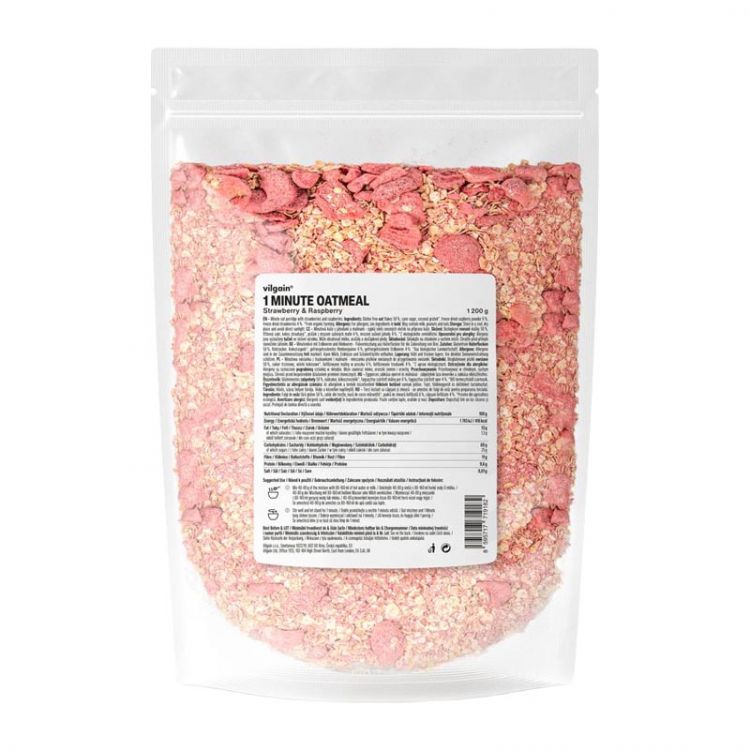 Vilgain Minútová ovsená kaša jahoda a malina 1 200 g