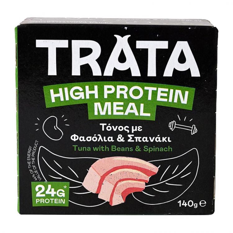TRATA High Protein Meal Tuniak s fazuľami a špenátom 140g
