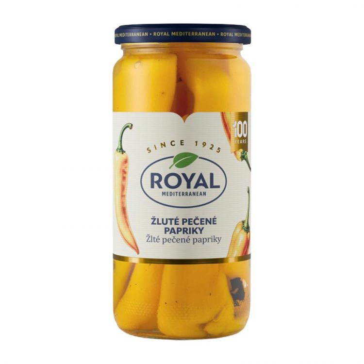Royal Žltá pečená paprika 465g