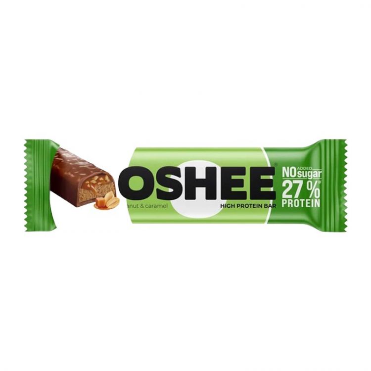 OSHEE Proteinová tyčinka Oříšek & Karamel 49g