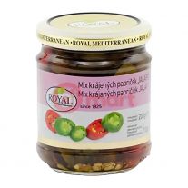 Royal Mix zelených a červených papričiek jalapeno 200g